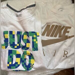 Lot of 2 Nike Womens Athletic Shirts